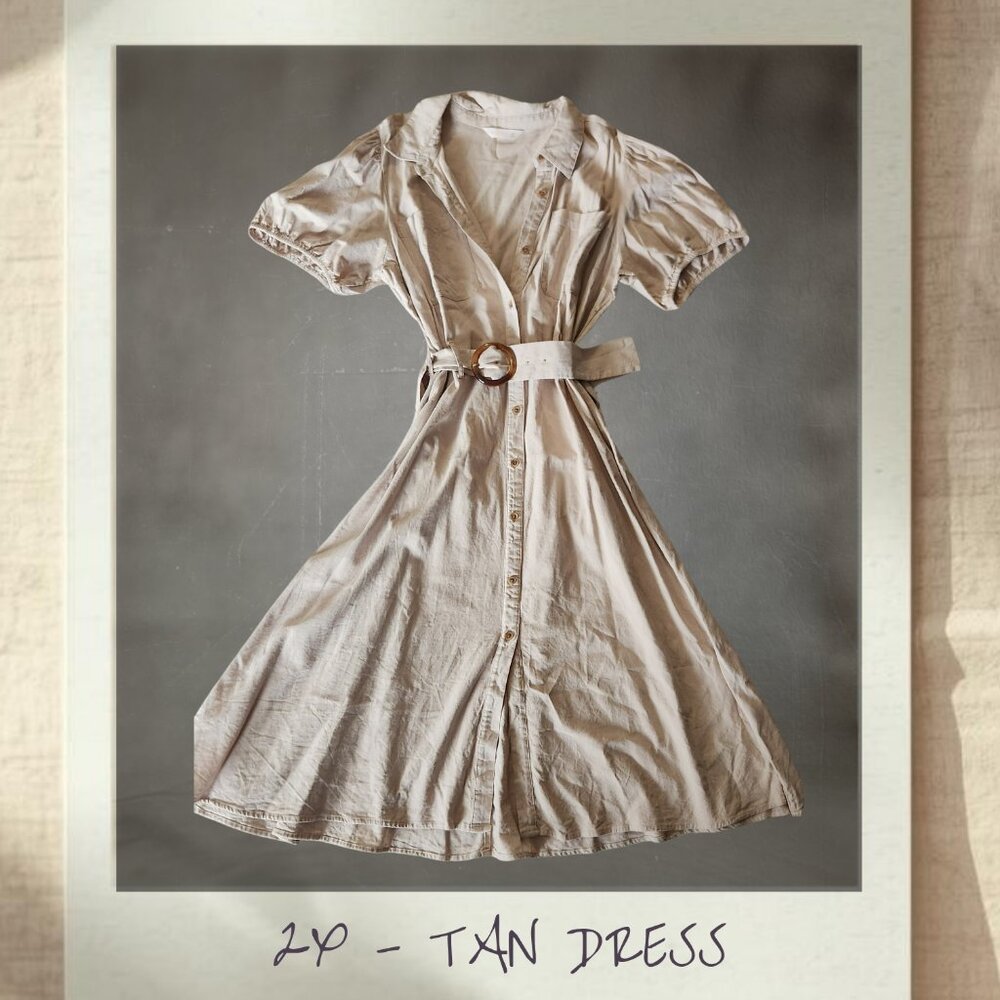 LC Lauren Conrad Tan Dress